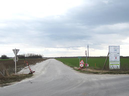 Baustelleneinfahrt St. Martinstherme